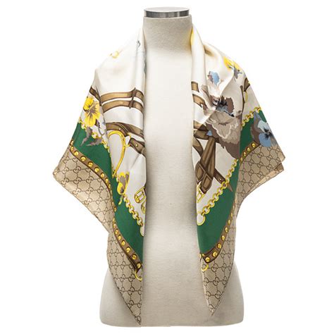 foulard gucci indossati|Foulard Gucci, accessori donna .